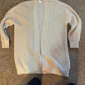 Garage cream cardigan.